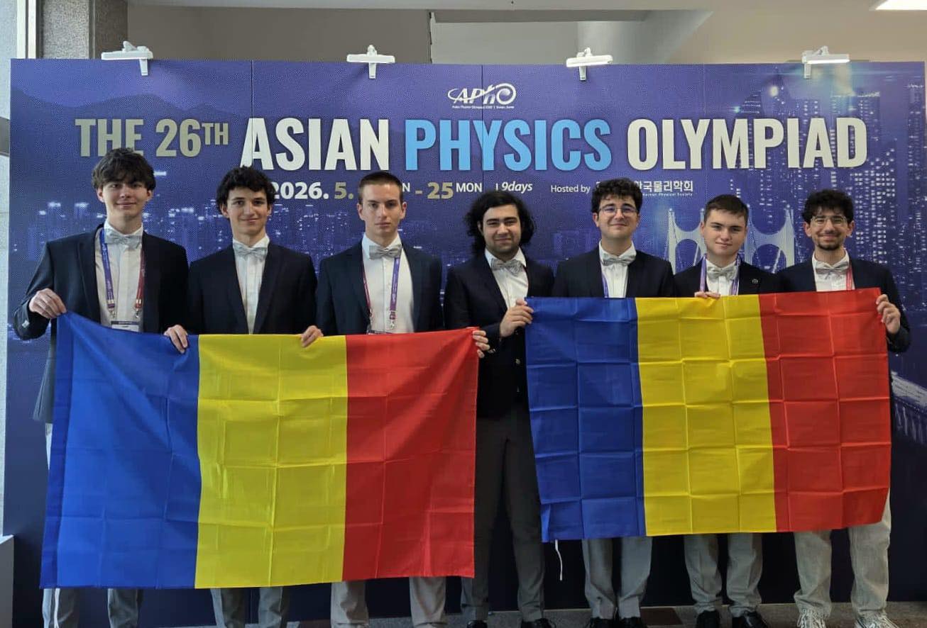 Trei medalii de argint, trei de bronz şi o menţiune de onoare pentru România, la Olimpiada Asiatică de Fizică 2026