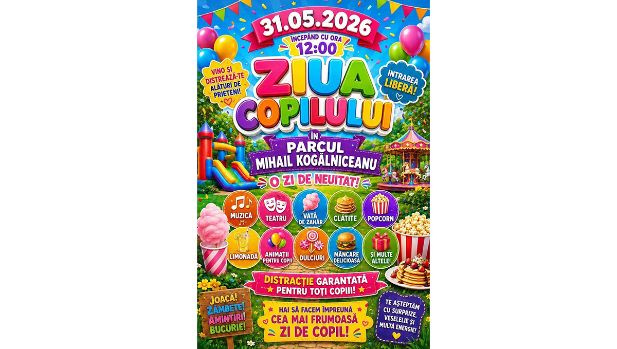 Ziua Copilului, sărbătorită cu multă voie bună și anul acesta de Primăria Mihail Kogălniceanu
