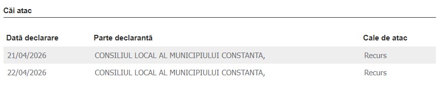 Satul de Vacanță Consiliul Local Constanța recurs