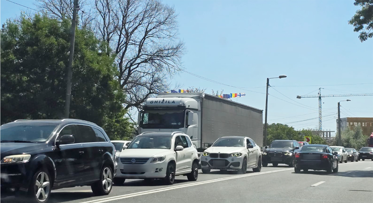 Aglomerație DN39, între cele două Eforii