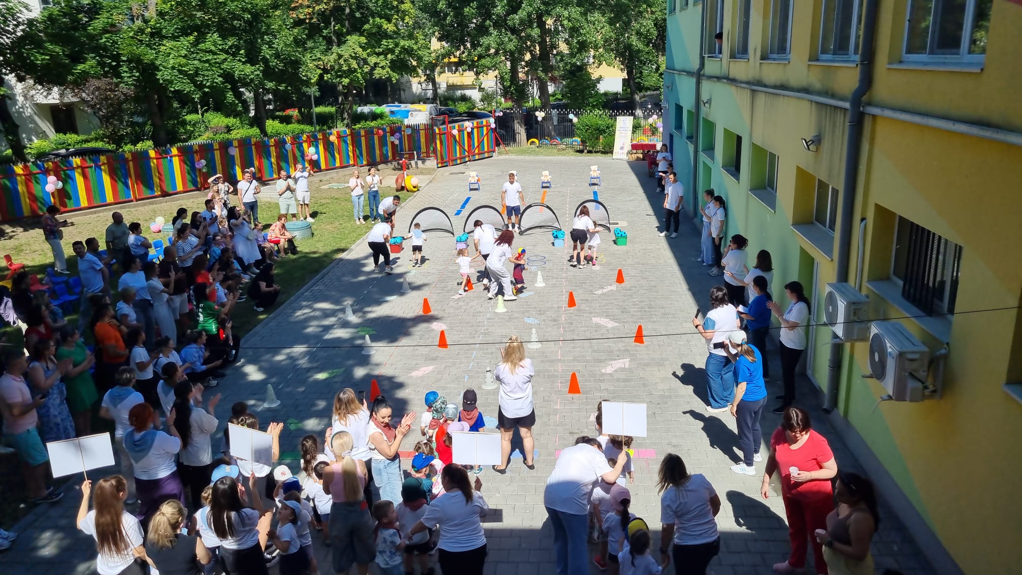FOTO VIDEO Voinici în Țara Piticilor: Eveniment dedicat mișcării, bucuriei și spiritului olimpic, la Grădinița nr. 6 Constanța