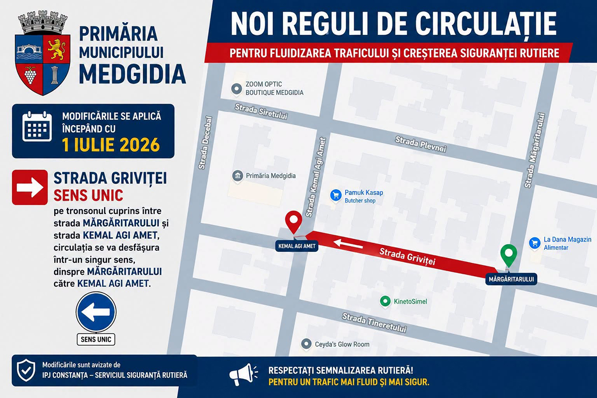 Sensuri unice la Medgidia