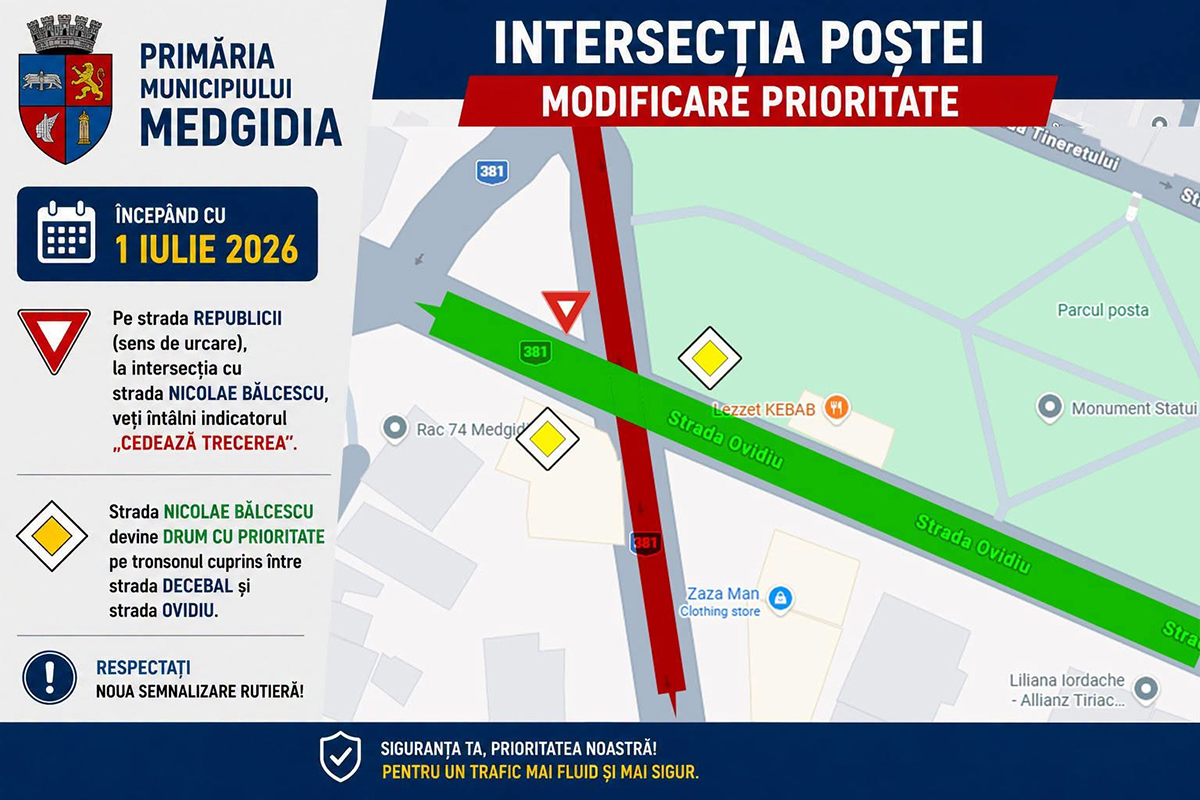 Sensuri unice la Medgidia