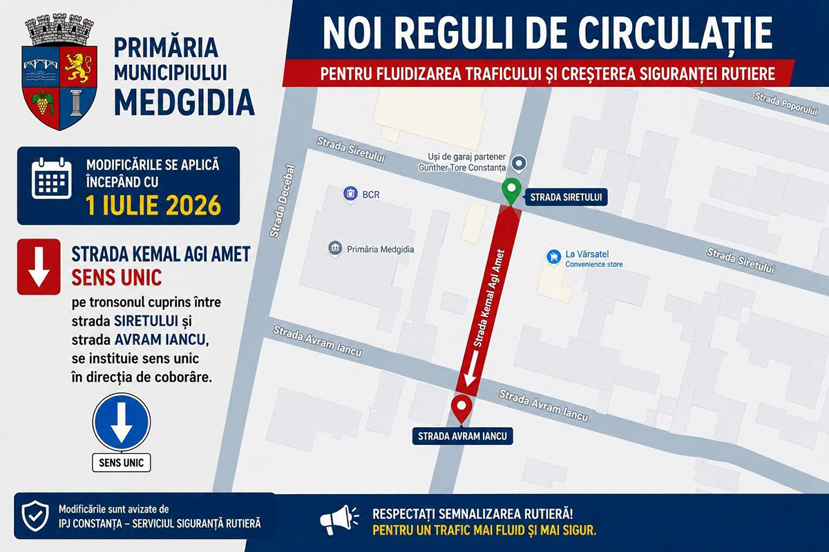 Sensuri unice la Medgidia