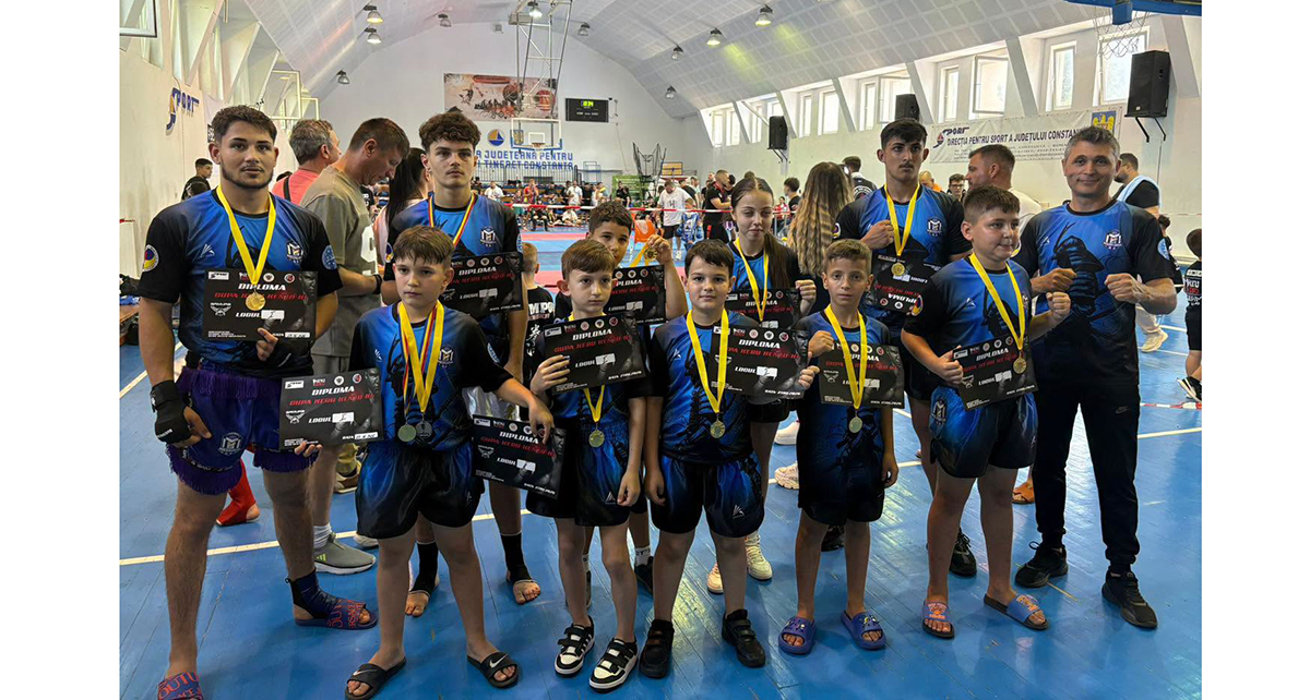 PODIUM pentru CS Medgidia: Sportivii de la kickboxing, rezultate REMARCABILE la Cupa Keru Kento de la Constanța