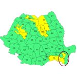 ALERTĂ meteo pentru o parte a județului Constanța! ANM a emis Cod galben. Iată ce fenomene sunt așteptate