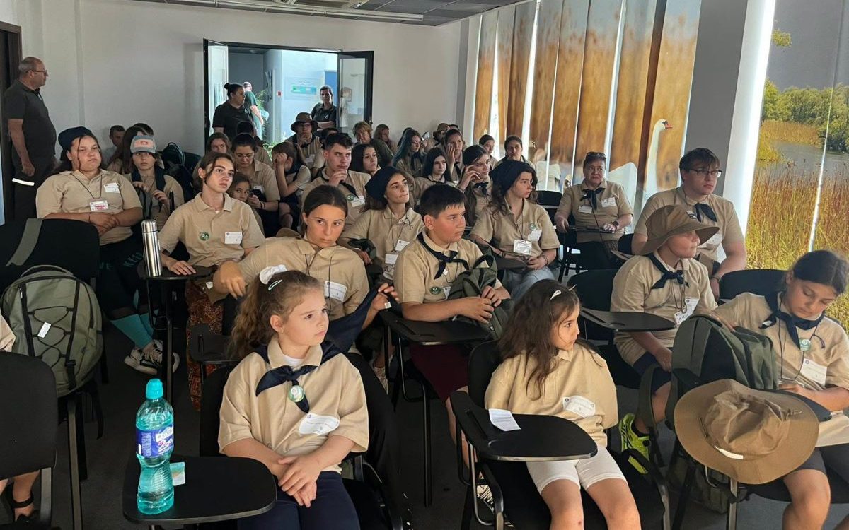FOTO ARBDD: Activitățile proiectului Ranger junior în Delta Dunării încep de astăzi la Sulina
