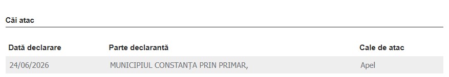 Decebal Făgădău proces Primăria Constanța