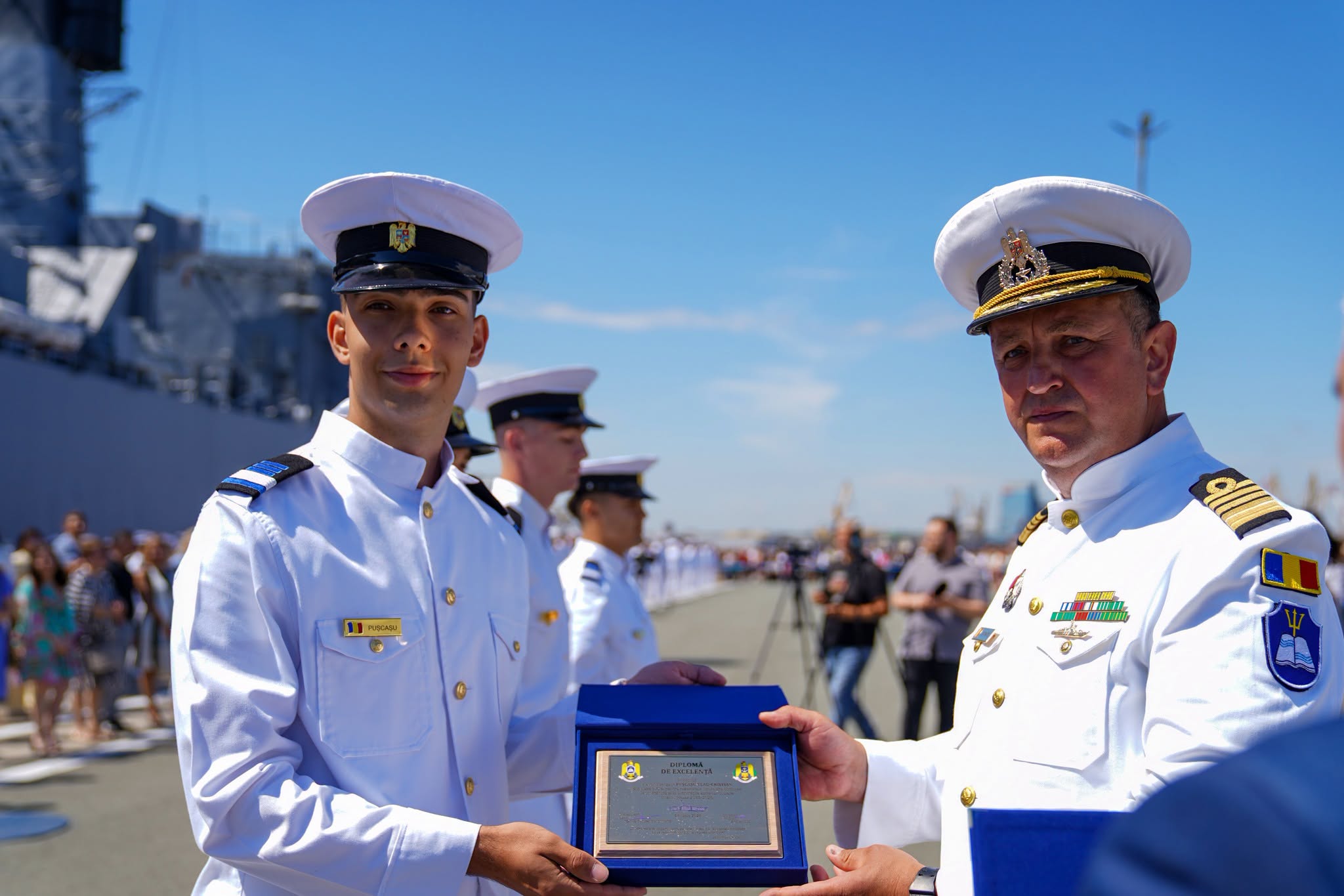 FOTO Festivitate de absolvire pentru elevii Colegiului Național Militar Alexandru Ioan Cuza din Constanța, promoția Constantin Brâncuși – 150