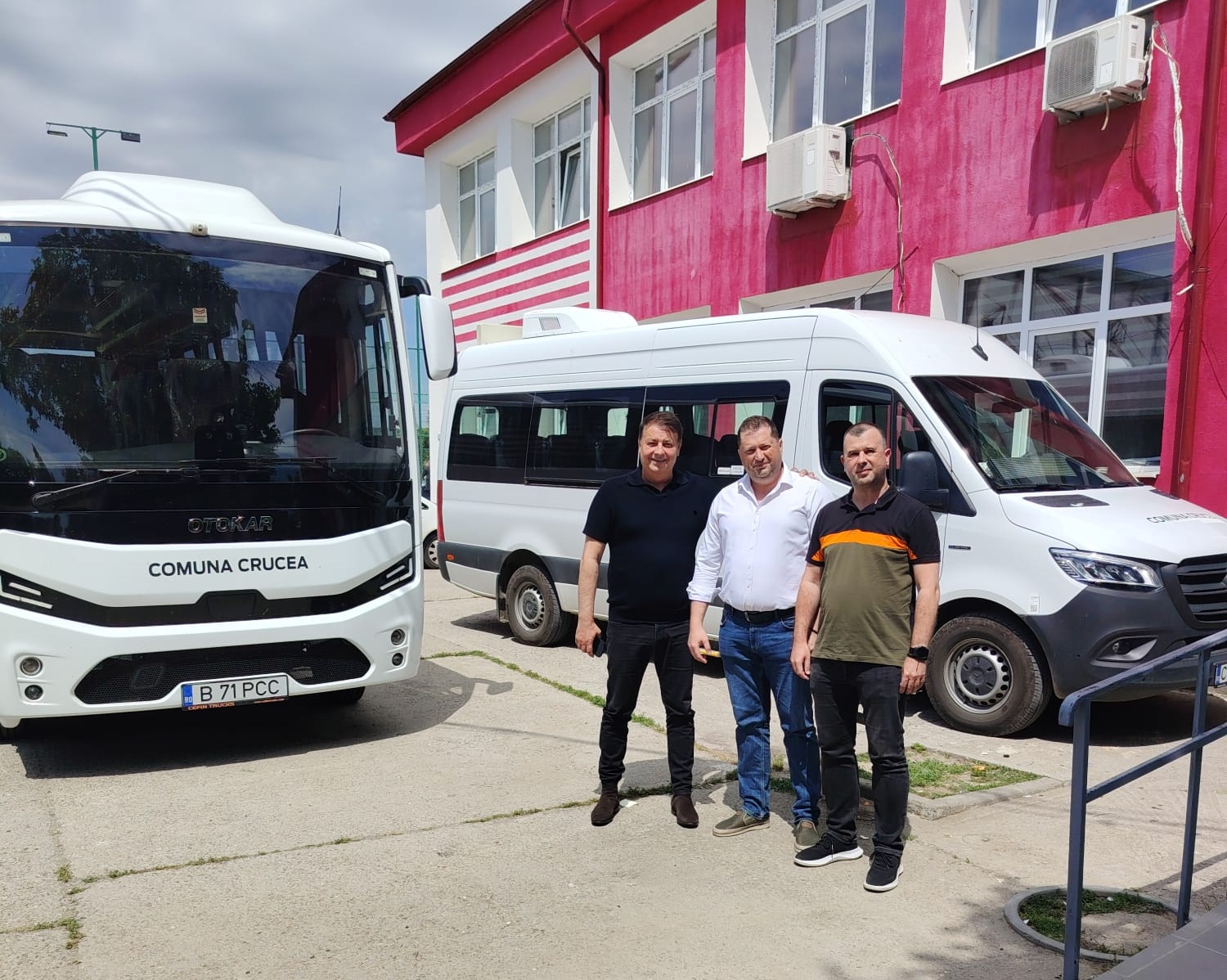 Primarul Iulian Tudorache, după vizita președintelui CJC în Crucea: pe mandatul lui Florin Mitroi, comuna va deschide trei sate la transportul intrajudețean - Băltăgești, Crișan și Șiriu