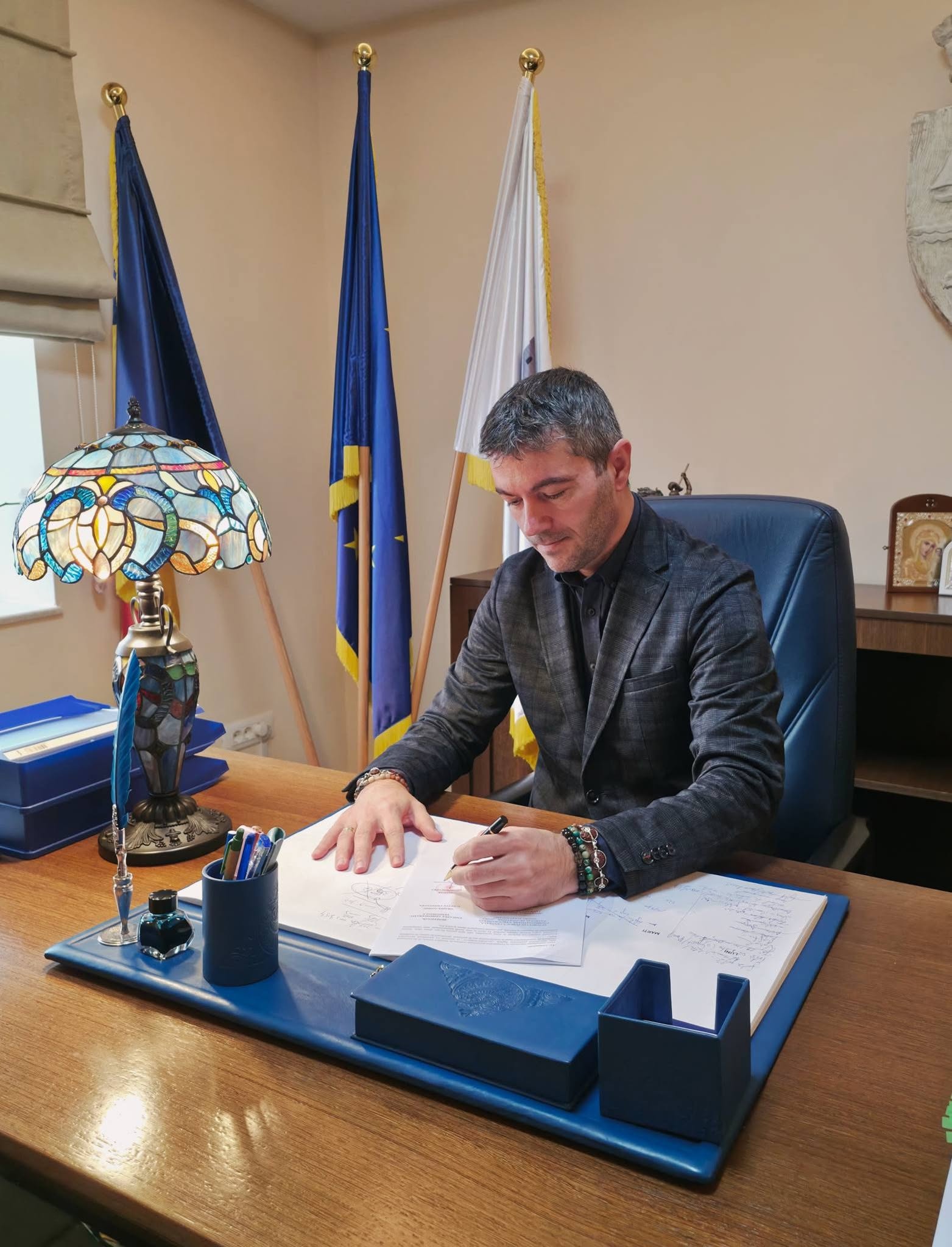 George Scupra, primar Ovidiu