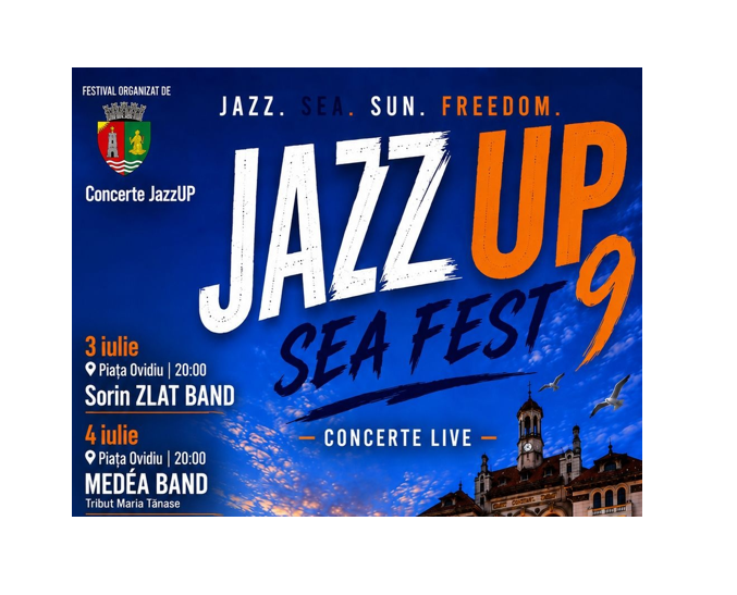 Constanța dă tonul verii: JazzUP Sea Fest revine în Piața Ovidiu, între 3 și 5 iulie
