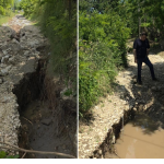 FOTO După dezastrul provocat de ploi, în Lipnița, președintele CJC, Florin Mitroi, a mers în teren: Prioritatea mea este siguranța oamenilor și sprijinirea comunității în depășirea acestui moment dificil