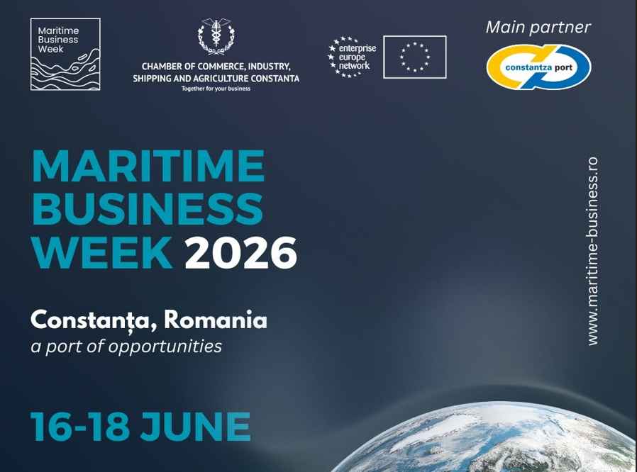 Maritime Business Week 2026 aduce la Constanța lideri ai industriei maritime, portuare și logistice internaționale