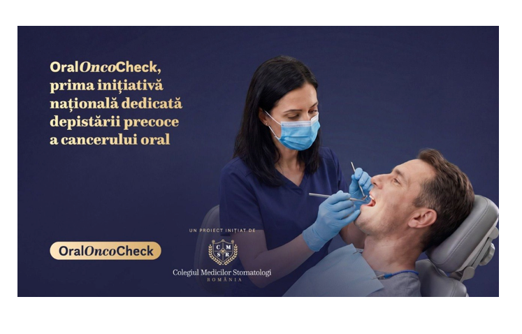 CMSR lansează platforma OralOncoCheck, prima inițiativă națională dedicată depistării precoce a cancerului oral