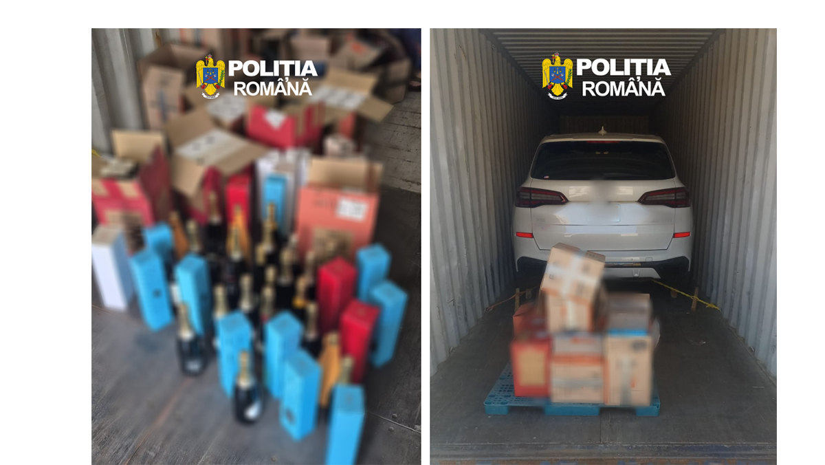 Container din SUA, scanat în Portul Constanța Sud-Agigea: Alcool și bunuri ascunse, descoperite de vameși