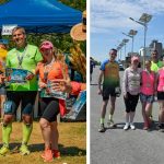 FOTO Familia de campioni de la CS Medgidia: Adriana, Adelina și George Dinu, pe podiumul competițiilor de semimaraton de la Fetești și Techirghiol