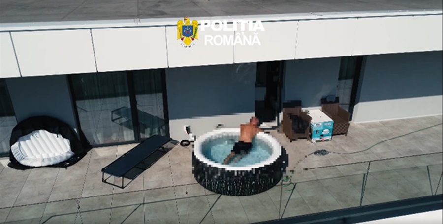 VIDEO Imagini incredibile! Urmărit internațional, urmărit cu drona în piscină. Iată unde s-a întâmplat totul