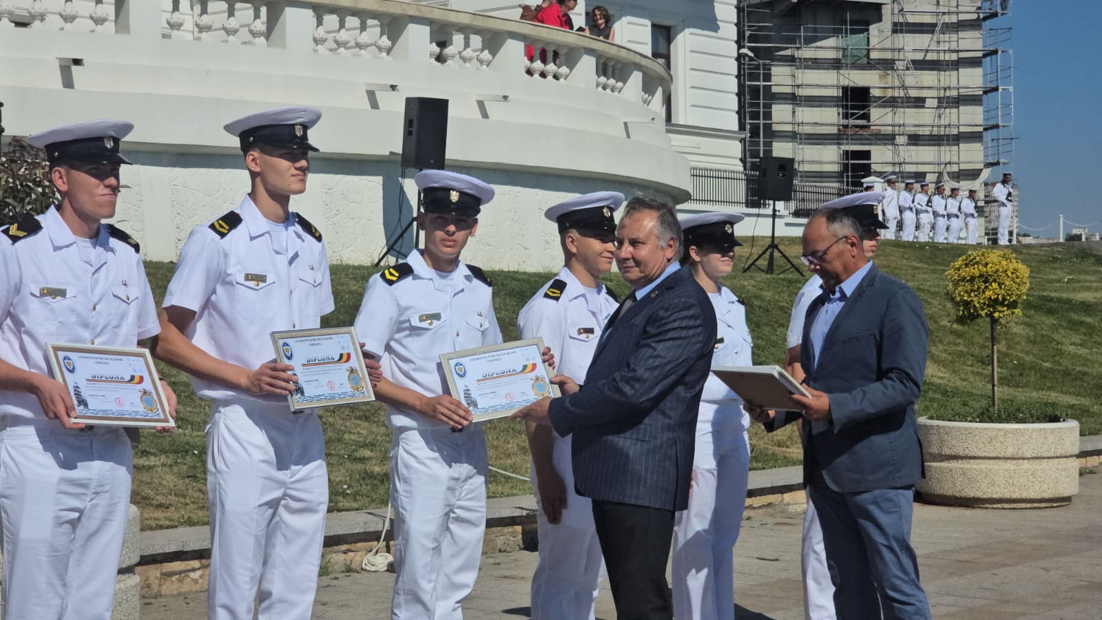 Elevi ai Școlii Militare de Maiștri Militari a Forțelor Navale