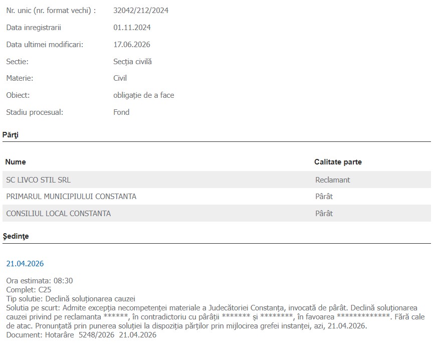 Livco Stil SRL Livadariu