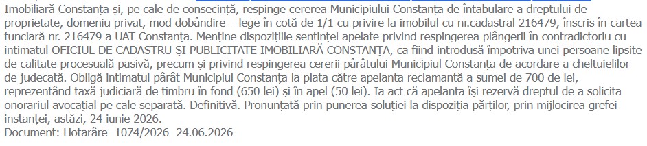 Dosarul Retrocedărilor 13 terenuri Holland Development Group SA