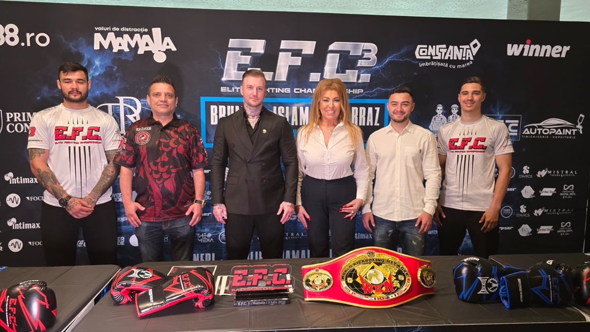 LIVE FOTO VIDEO Competiția Elite Fighting Championship REVINE în Mamaia! Campionii Alex Filip, Cosmin Brumă și Daniel Dragomir, declarații de ultim moment despre eveniment