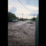 VIDEO INUNDAȚII în Lipnița! Adevărată viitură pe străzi din localitate