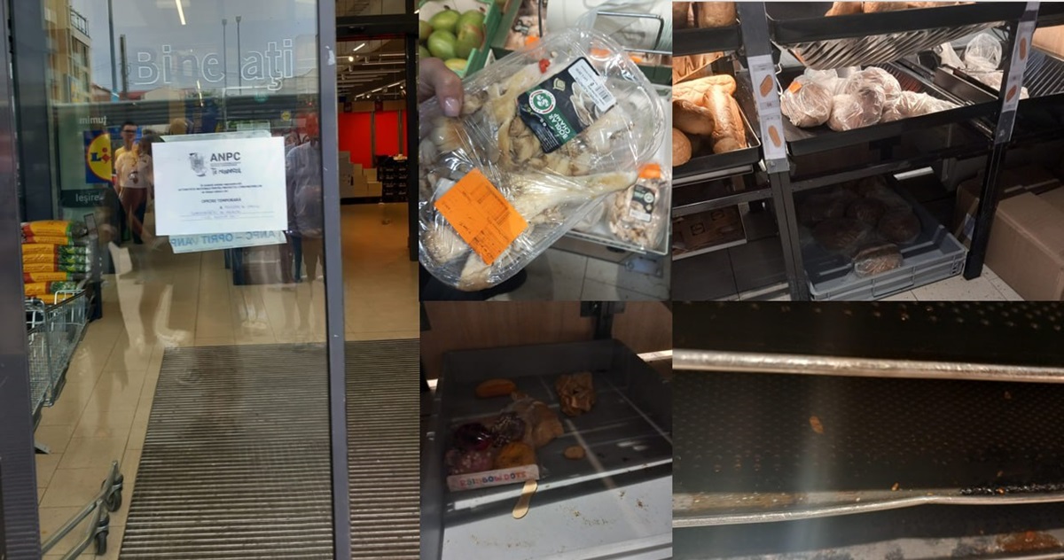 FOTO VIDEO Magazin LIDL din Năvodari, ÎNCHIS temporar! Insecte vii, igienă precară și practici comerciale incorecte, spune Horia Constantinescu, șeful Protecției Consumatorilor