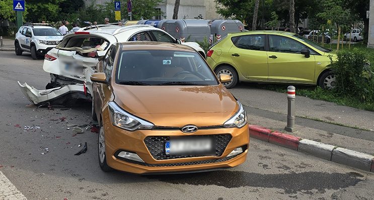 Accident rutier la oră de vârf, în Eforie Nord!