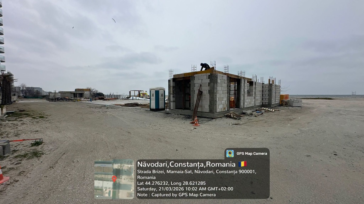 FOTO Ministrul Mediului, despre țeava de pe plaja din Năvodari: Era ilegală și ducea la o cherhana ce ar avea toate caracteristicile unei construcții ilegale pe plajă