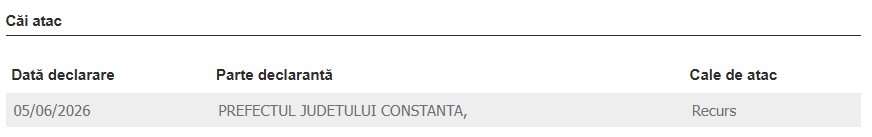 prefect dosar PUZ fost consul Siria Năvodari recurs