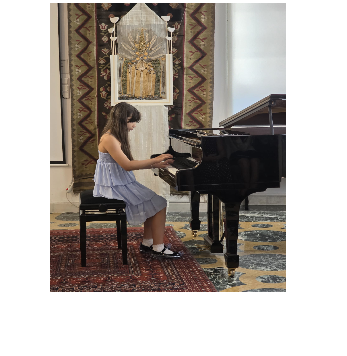 FOTO Elevii Colegiului Național de Arte Regina Maria Constanța au susținut un recital de excepție la Palatele Brâncovenești de la Mogoșoaia