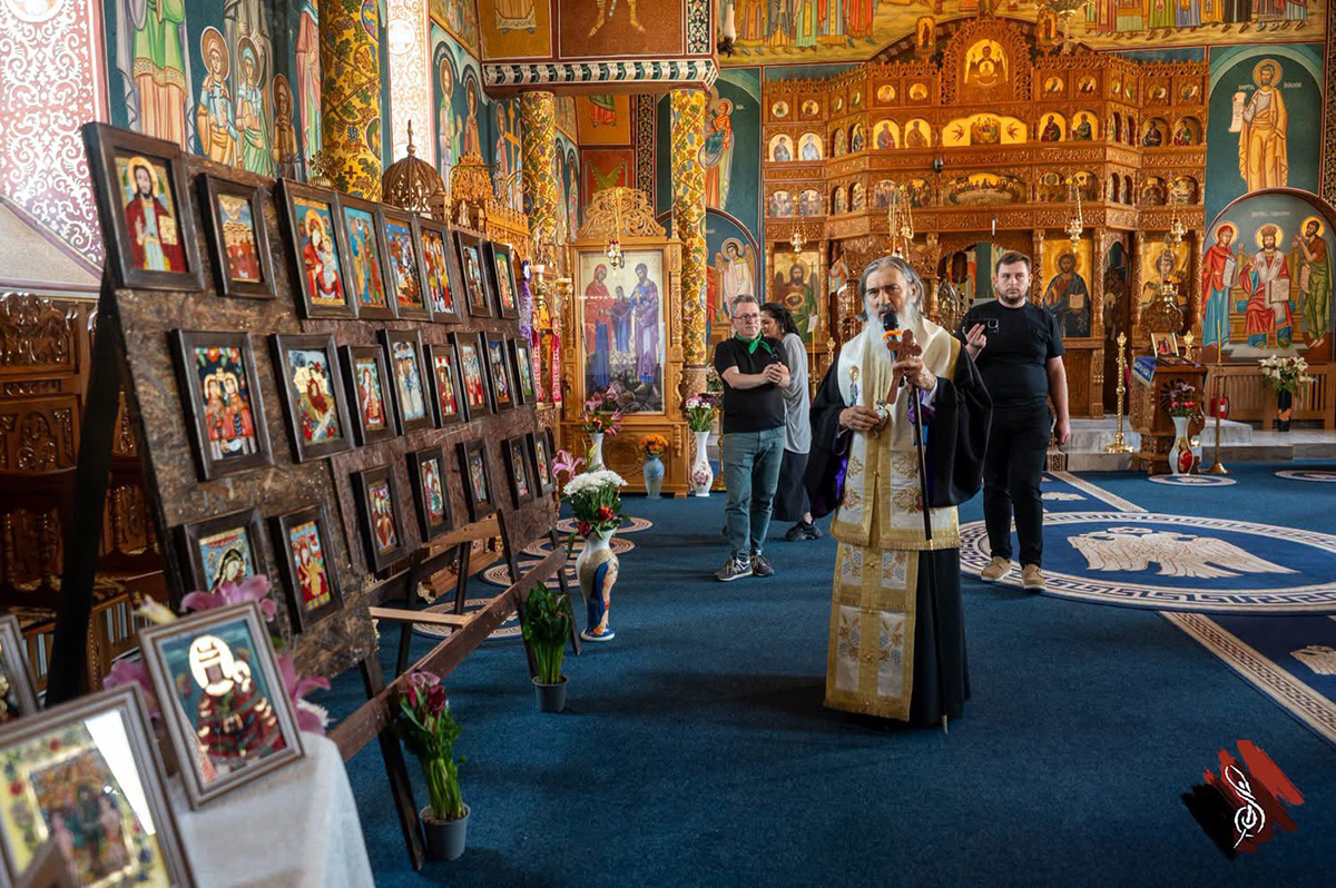 FOTO Patru zile în lumina icoanei: Tabăra de Iconografie de la Mănăstirea Colilia, organizată de Centrul Cultural Județean Constanța Teodor T. Burada s-a încheiat cu un vernisaj de excepție