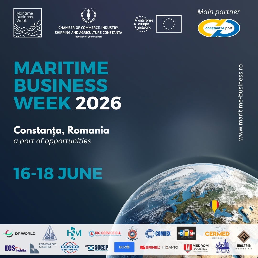 Maritime Business Week 2026 aduce la Constanța lideri ai industriei maritime, portuare și logistice internaționale