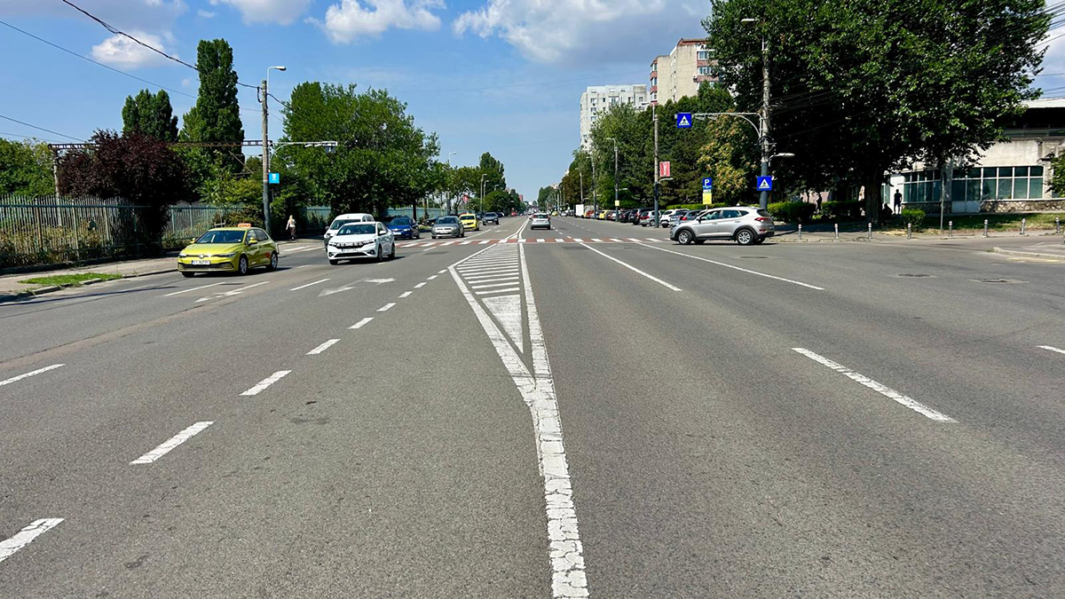 sens giratoriu la intersecția bulevardului I.C. Brătianu cu strada Corbului