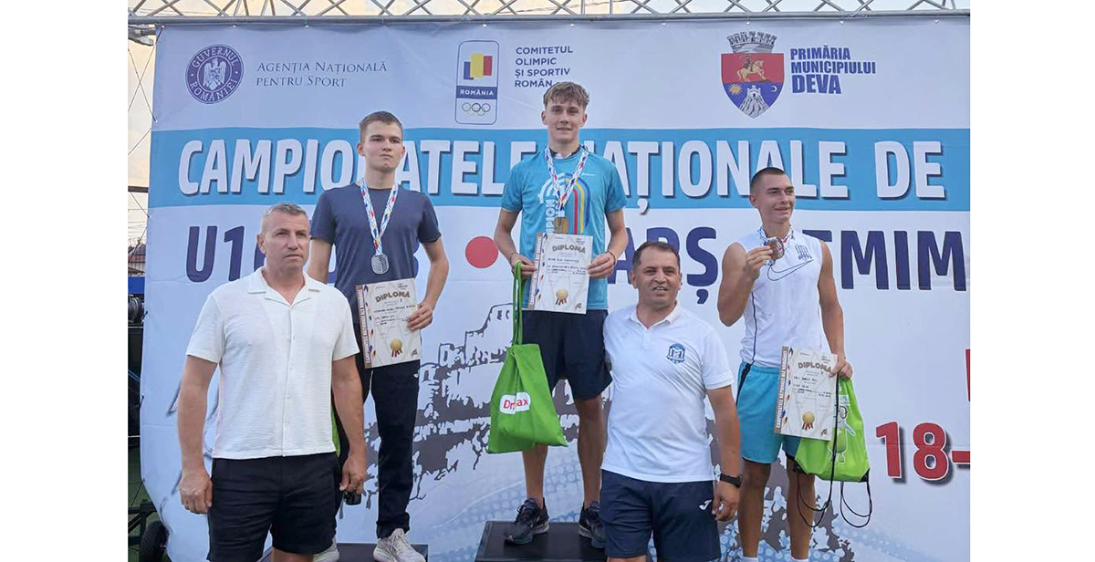 FOTO AUR pentru Alin Mihai Savlovschi de la CS Medgidia: Atletul este noul campion național U23