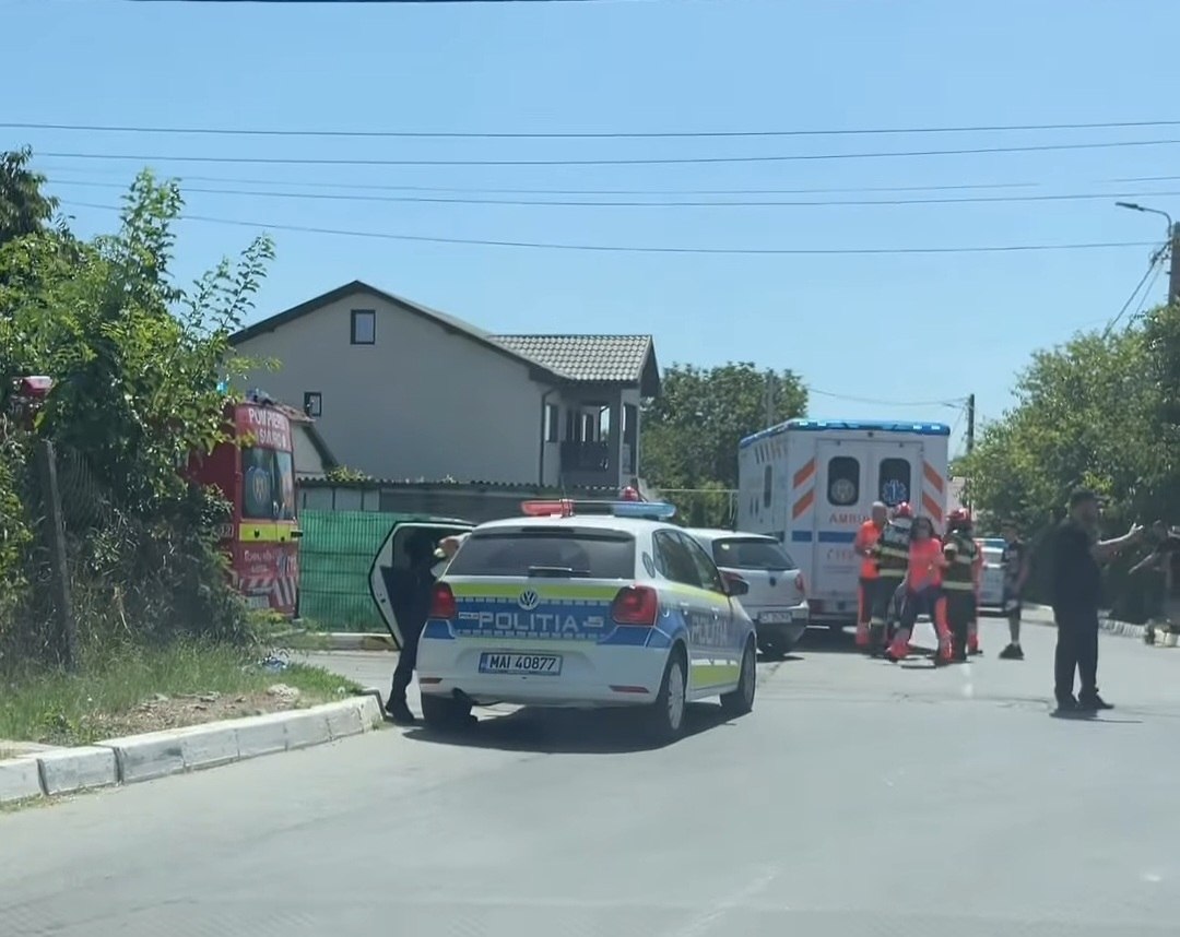 Accident rutier cu 3 victime, în localitatea Valu lui Traian