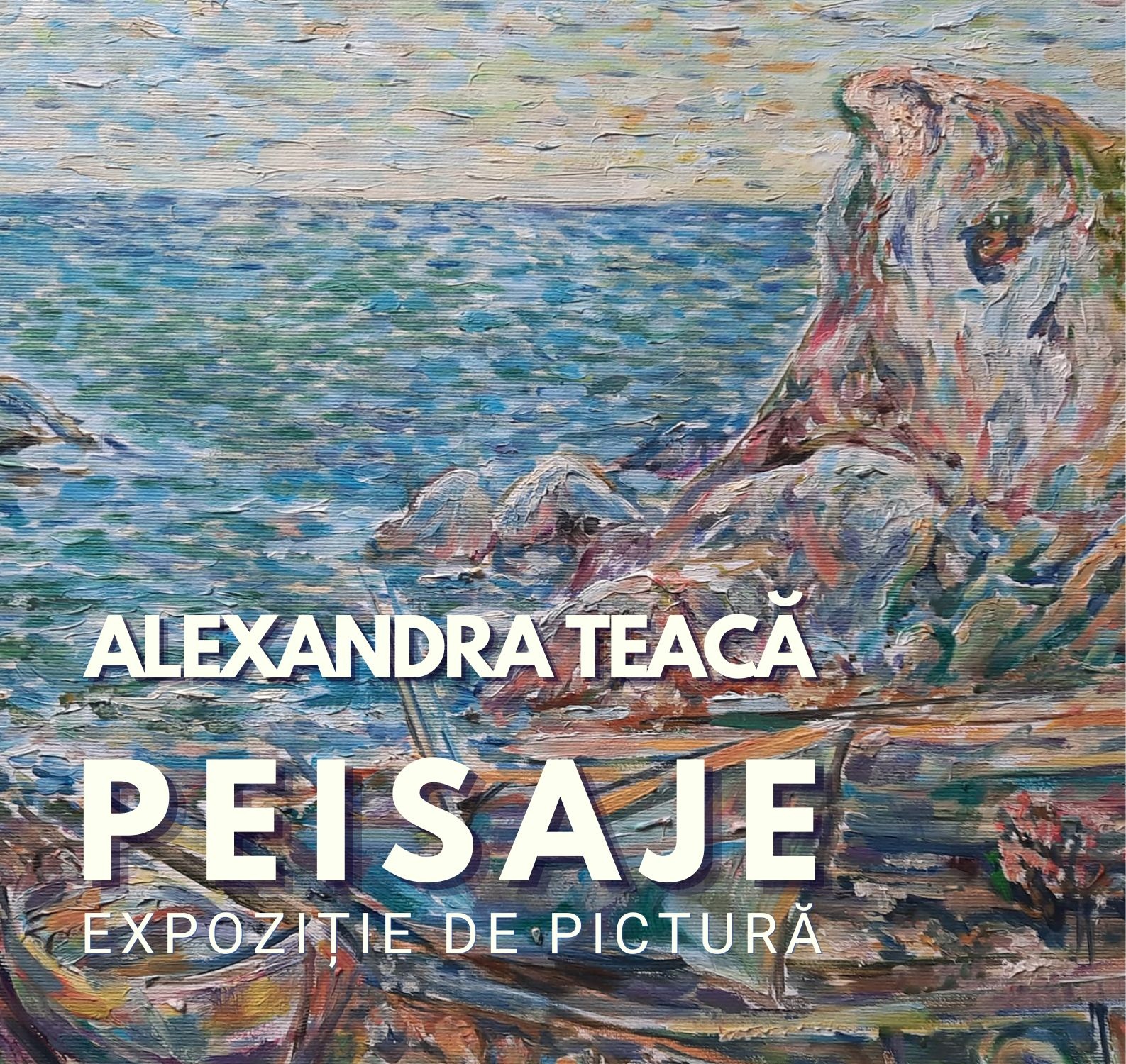 Expoziția de pictură a artistei Alexandra Teacă, intitulată Peisaje, duminică, 19 iulie, la Muzeul de Sculptură Ion Jalea din Constanța