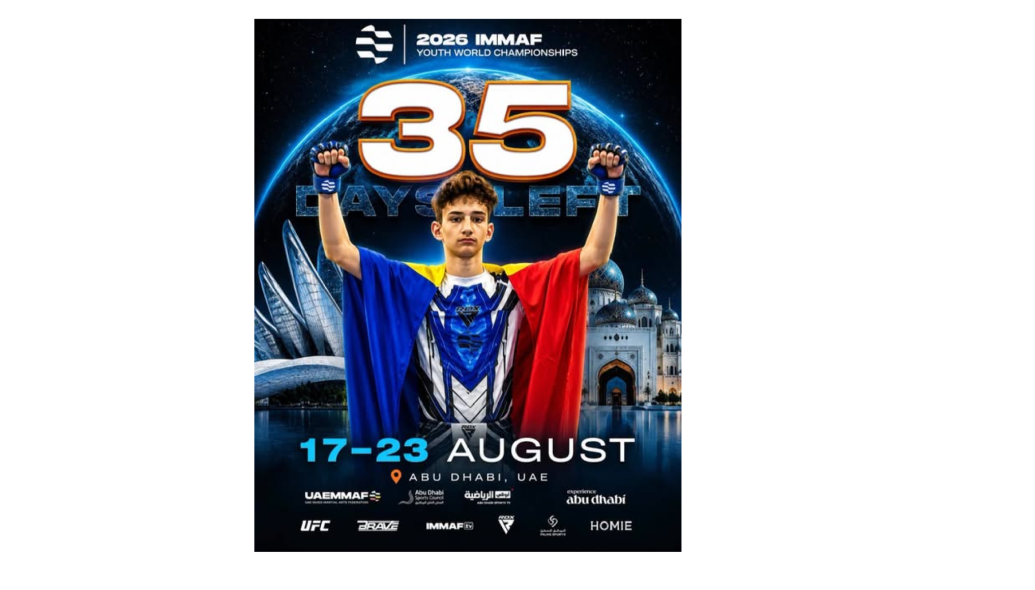 Patrick Crînguș, de la Clubul Sportiv Medgidia, participă la Campionatul Mondial de la Abu Dhabi