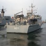 Vânătorul de mine M 271 Căpitan Constantin Dumitrescu a plecat din portul militar Constanța! Nava se va integra în Grupul operativ pentru combaterea minelor din Marea Neagră MCM BLACK SEA