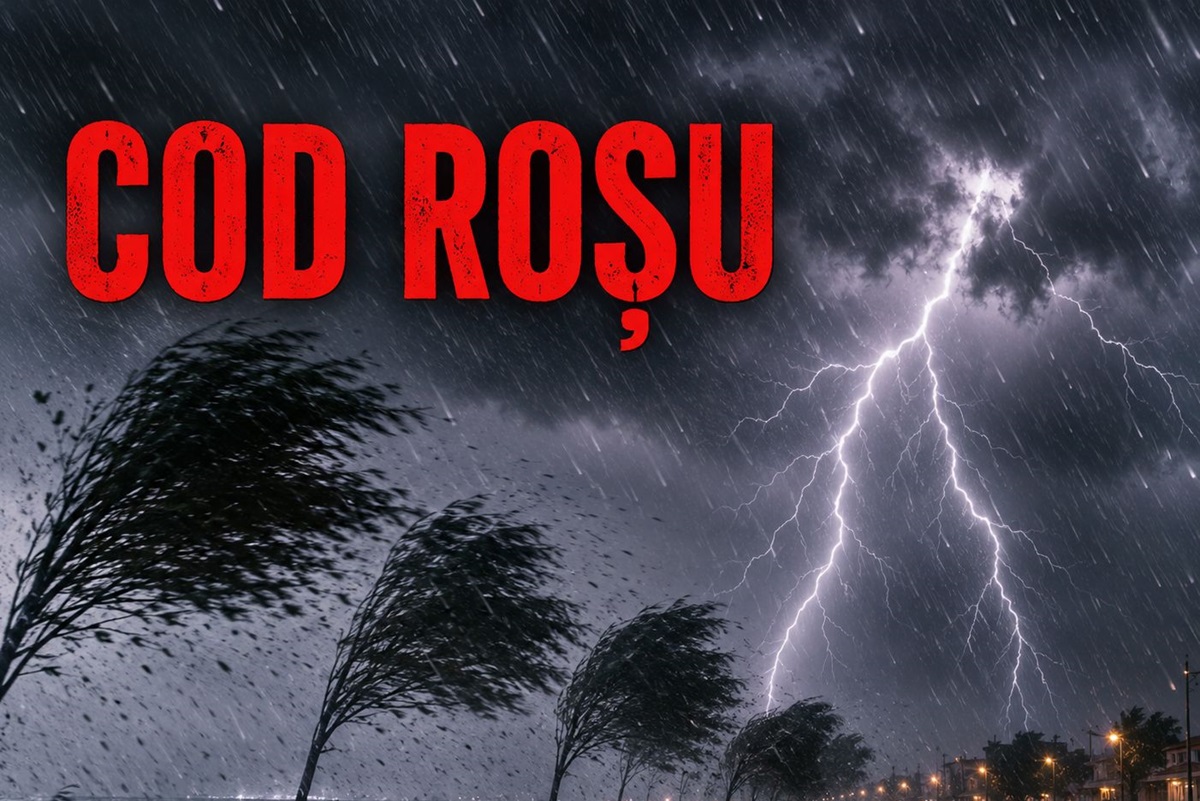 Cod roșu de averse torențiale în județul Tulcea! Sunt vizate localități Baia, Casimcea, Stejaru și Beidaud. Recomandări