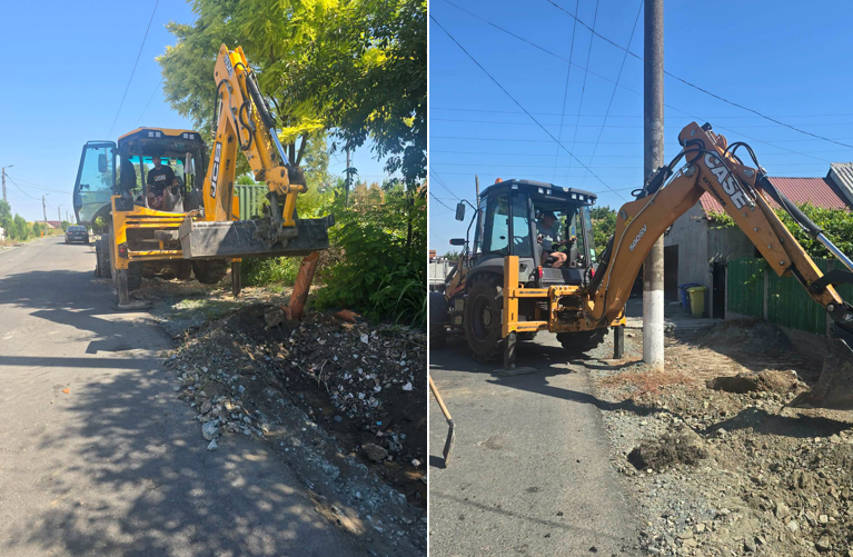 Lucrările de modernizare de pe strada Lăstunului din Corbu avansează. Primăria face apel la prudență în trafic