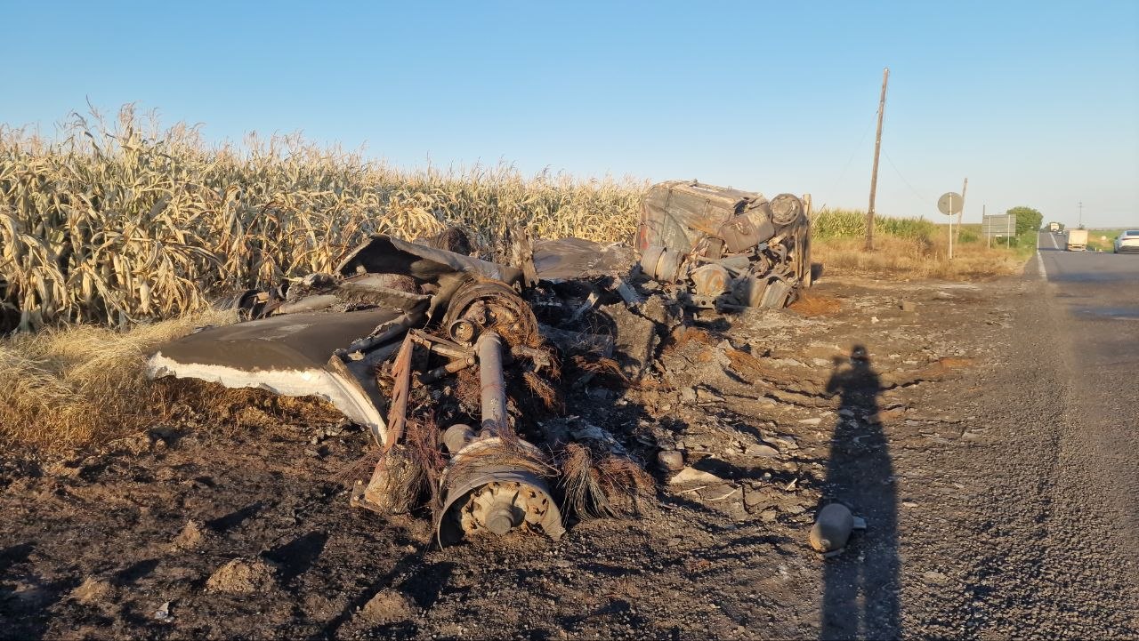 Hârșova DN2A incendiu cisternă urmări