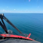 OFICIAL Misiune de căutare și salvare pe Marea Neagră: Elicopter Black Hawk, mobilizat de urgență în zona Sfântu Gheorghe pentru căutarea a două persoane
