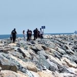 FOTO VIDEO ALERTĂ în Mangalia! Posibile resturi de dronă găsite pe plajă