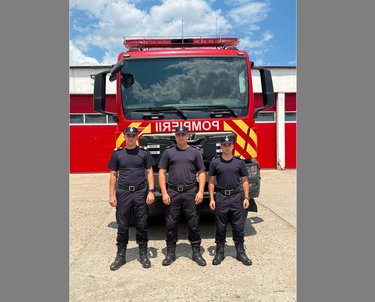 Noi colegi în echipa salvatorilor din ISU Constanta! Cei trei își vor desfășura activitatea la Mangalia