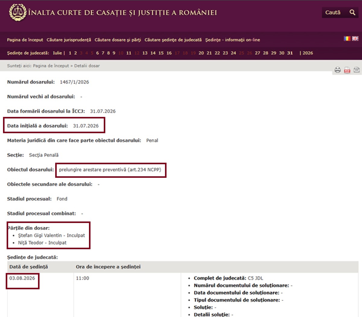 Procurori-ICCJ