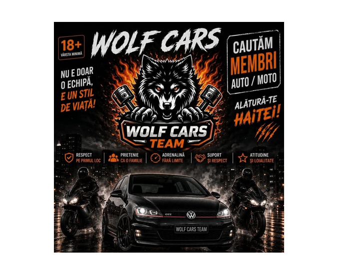 Wolf Cars Team, comunitatea dezvoltată de un tânăr din Cumpăna, care pune pasiunea înaintea mașinii: nu contează ce conduci, contează omul