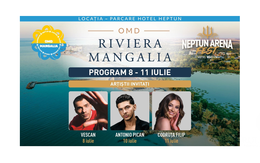 Riviera Mangalia dă restart distracției în familie! Zeci de concerte live, magie și gustul nostalgic al copilăriei, seară de seară la Neptun Arena