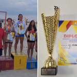 Maria Gabriela Moraru, dublă campioană națională la lupte pe plajă. Performanță remarcabilă pentru Clubul Sportiv Victoria Cumpăna